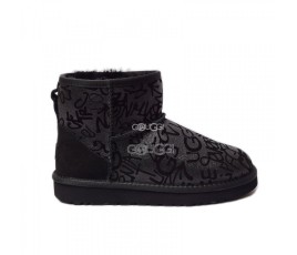 Mini Sparkle Graffiti Black