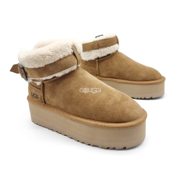 Ugg Mini Platform Strap Chestnut