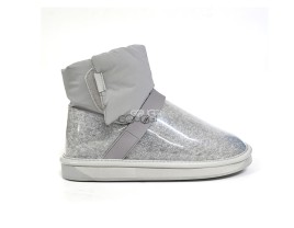 Clear Quilty Boots Grey