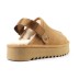 Goldenstar Clog Platform Chestnut