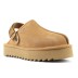 Goldenstar Clog Platform Chestnut