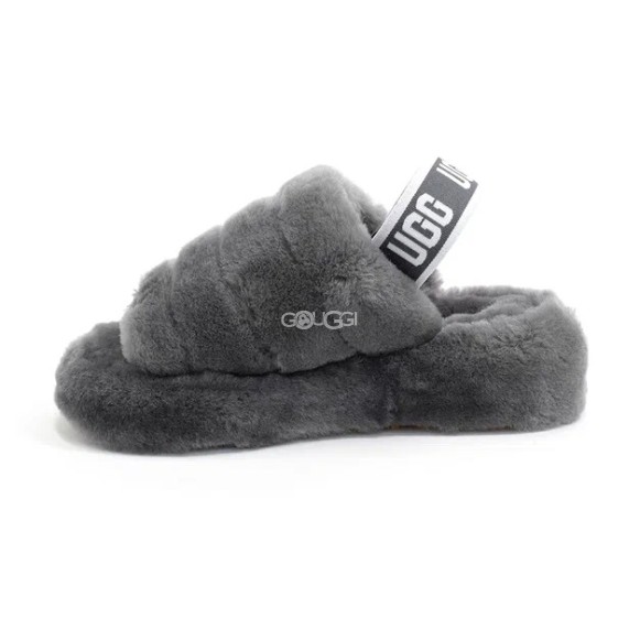 Ugg Fluff Yeah Slide Grey