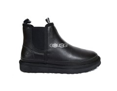 Mens Neumel Chelsea Metallic - Black