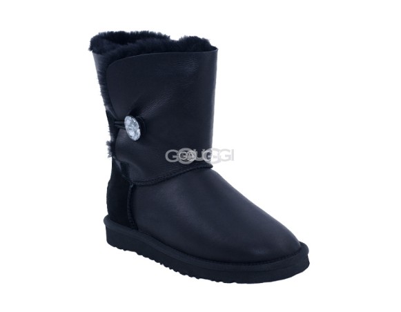 Bailey Button Bling Metallic Black