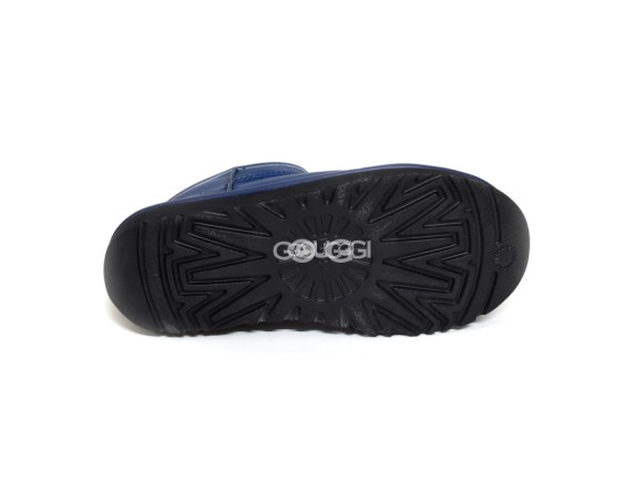 Ultra mini Leather Deep Navy