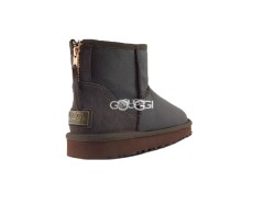 Mini Zip Metallic Chocolate