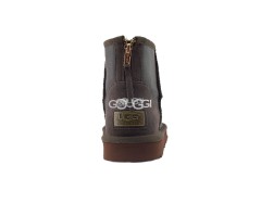 Mini Zip Metallic Chocolate