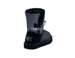 Kids Bailey Button Glitter Black