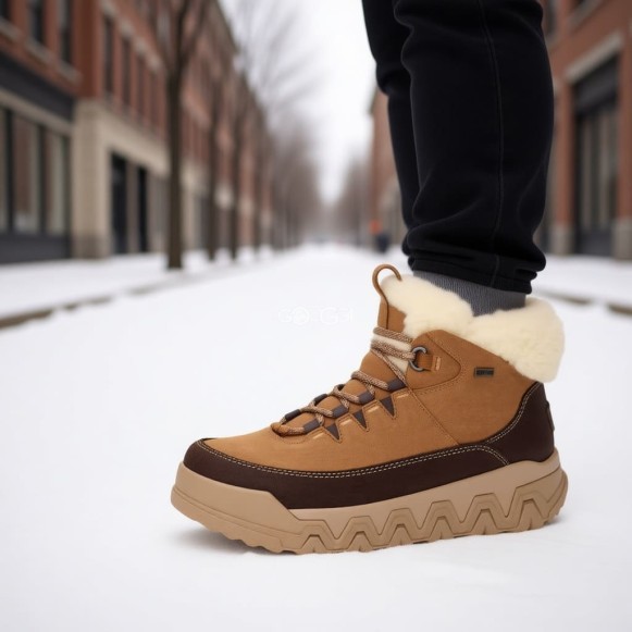 TerreTrail Cozy Lace Boot Chestnut