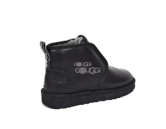 Mens Neumel Flex Metallic Black