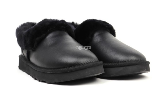Nita Slipper Metallic Black