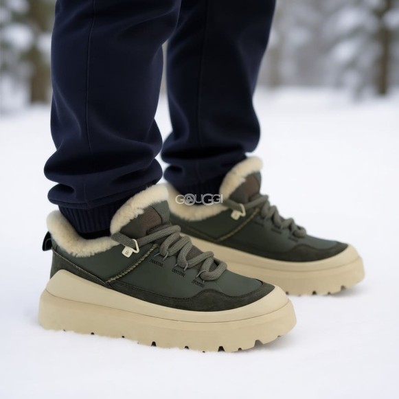 Ugg Mens Heritage Utility Sneaker Moss Green