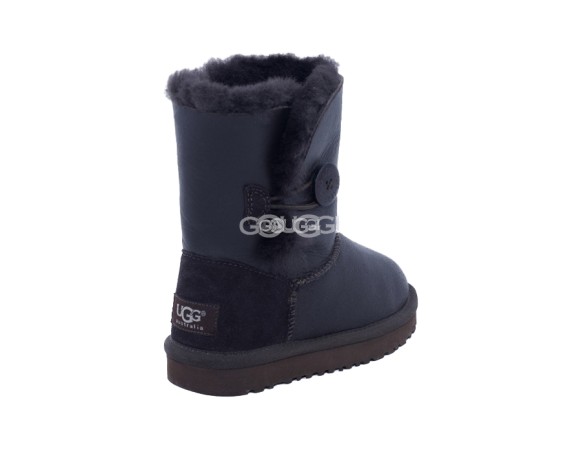 Kids Bailey Button Metallic Chocolate