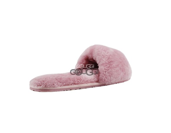 Женские тапочки Fluff Slide Slippers Pink