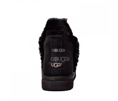 Mini Fluff High-Low Black